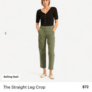 Everlane straight leg crop